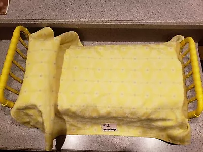 American Girl Molly's Retired Limited Edition Yellow Bed And Bedding (Bed #1) • $85