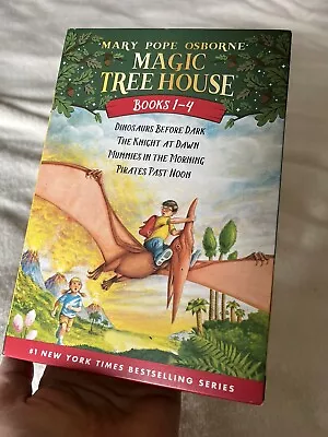 Magic Tree House Boxed Set Books 1-4: Dinosaurs Before Dark The Knight At ... • $4.99