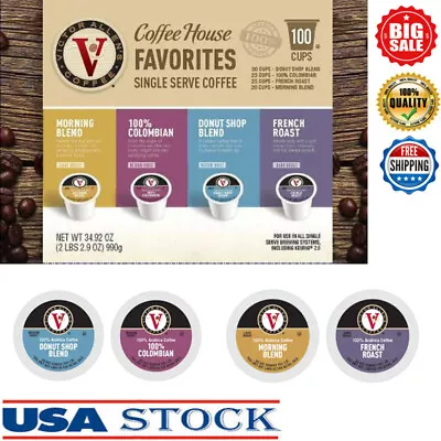 100Count Coffee Favorites Pack Single Serve Coffee Pods For Keurig K-Cup Brewers • $29.88