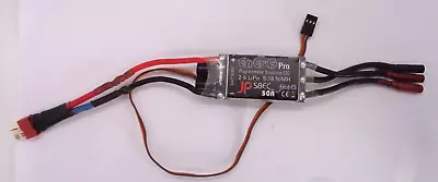 Jp Energ Pro 50 Amp Brushless Speed Controller Good Condition 2-6 Lipo 5-18 Nimh • £11.25