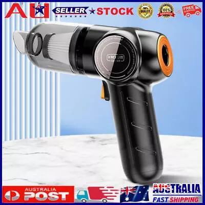 Cordless Car Vacuum Dust Buster And Air Blower Handheld Car Vacuum (Black) • $28.22