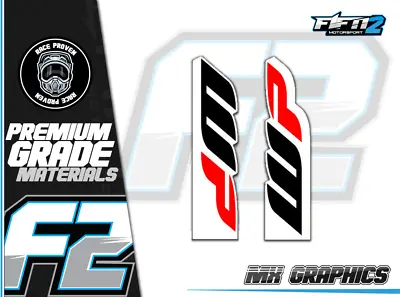 Wp Upper Fork Decals Motocross Graphics Mx Graphics Decals Stickers 7 • $15.42