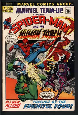 Marvel Team-up #2 7.5 // Spider-man + Human Torch Marvel 1972 • $50