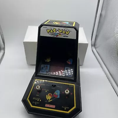 Pac-Man Coleco/Midway Mini Arcade Tabletop Video Game 1981 Read • $60