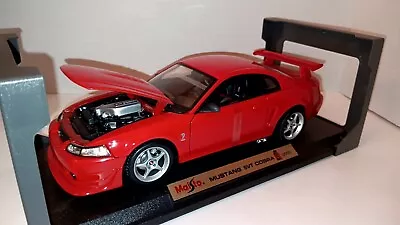 1:18 Red 2000 SVT Mustang Cobra R. Maisto Special Edition #31872 (New!) • $75