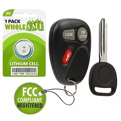 Replacement For 2001 2002 Chevrolet Suburban Key + Fob Remote • $9.95