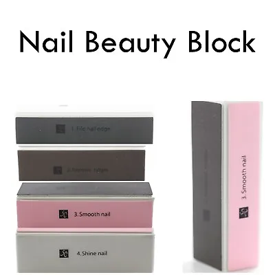 Ontel Nail Buffer Block 4-in-1 Nail Beauty Solution To Keep Fingernails Nice!  • $6.99