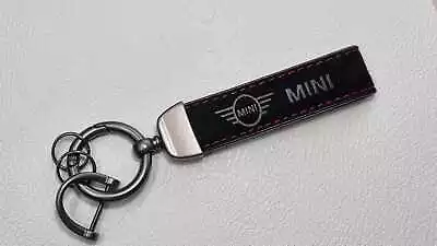 Mini Cooper One Keychain Leather Alcantara Keyring Logo JCW Car Accessories Gift • $15.85