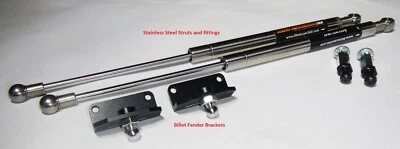 $179.99 • Buy 1994 - 2004 Chevy S10, S15, Jimmy, Blazer Stainless Steel Hood Strut- By Motocam