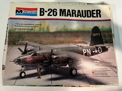 Monogram 1/48 B-26 Marauder Plastic Model Kit 5501 Vintage • $49