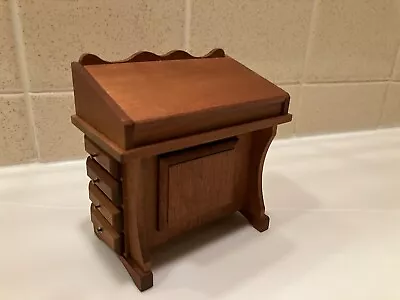 Vintage Dollhouse Miniature Desk 1:12 • $22