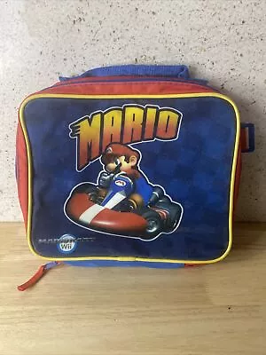 Super Mario Brothers Mario Kart Wii 9.5  Insulated 3D Lunch Bag Lunchbox • $12