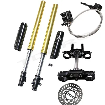 45/48mm Front End Forks Shock Suspension Triple Tree Dirt Bike KLX110 KX65 125CC • $219.46