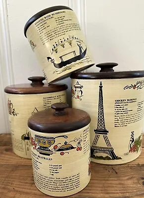 Vintage Metal Ransburg Recipe Canister Set • $35