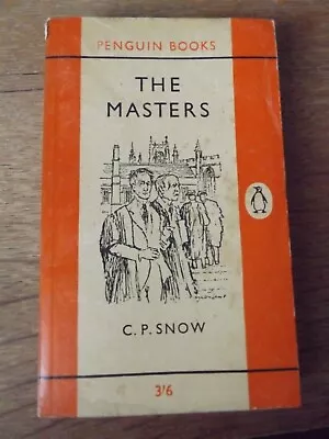 The Masters By C P Snow 1962 Paperback Book • £5.99