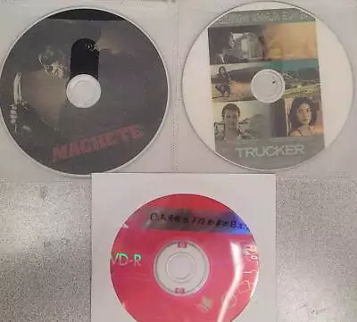 Horror DVD Movie Triple Play: Machete Trucker Claustrophobia • $5.74
