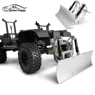 Metal Snow Plow Shovel For 1/10 RC Crawler Traxxas TRX4 TRX6 Axial SCX10 90046 • $45.39