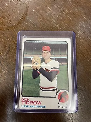T.C.G 1973 Topps Baseball Dick Tidrow #339 Base Indians • $1.19