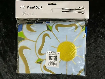 5ft 60  (1.5 Metres) Yorkshire Rose County Windsock Flag For Flying Home Boat • £9.99