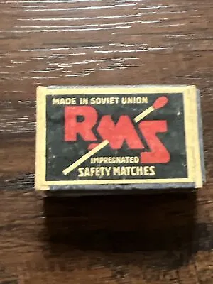 Vintage RMS Match Box ~ Soviet Union WWII~ Great Condition • $24.99