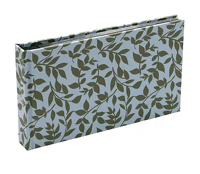 £4 • Buy Hardback Blue Leaf 15 Sheets 30 Photos Slip In Photo Album By Katz 0704BN-PA