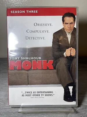 Monk - Season 3 (DVD 2005 4-Disc Set) NEW SEALED • $9.49