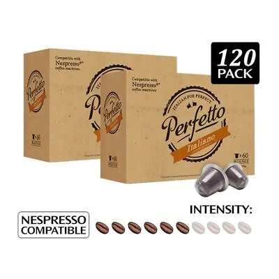 $37 • Buy Nespresso Compatible Coffee Pods Capsules Various Intensity Flavours 120 Packs