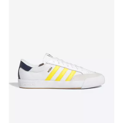 Adidas Women's Originals Nora Skateboarding Shoes White Yellow Size 8.5 • $64.79