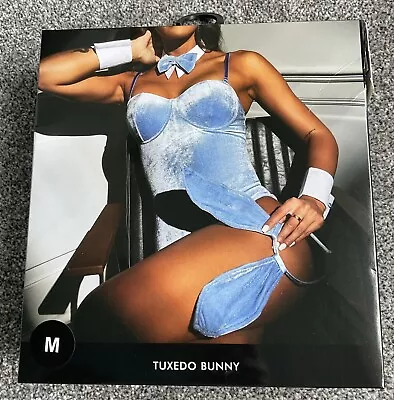 £13 • Buy Ann Summers Tuxedo Bunny Blue Sexy Bodysuit Size Medium Fits Uk 12-14 NEW/SEALED