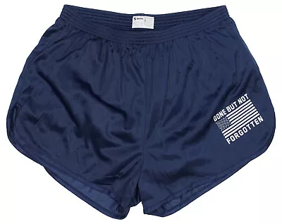 Navy Blue Nylon Soffe Ranger Panties Gone But Not Forgotten Flag - Men's Small • $18.95