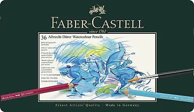 Faber-Castell Albrecht Durer Watercolor Pencil Set In A Metal Tin Set Of 36  • $57.99