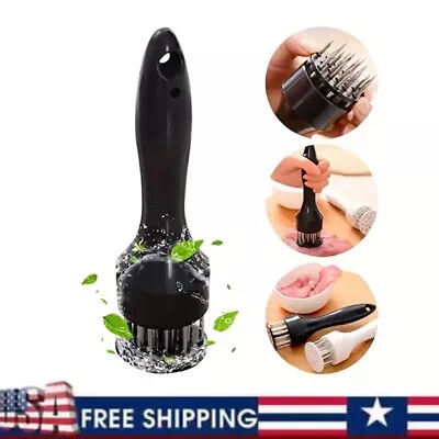 Professional Meat Tenderizer Stainless Steel Needle Cooking Hammer Kitchen Tool • $5.98