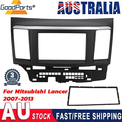 $38.98 • Buy For Mitsubishi Lancer 2007-13 Car Stereo Radio Double-Din Facia Fascia Dash Kit