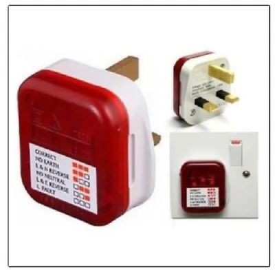Uk Mains Plug In Electrical Socket Tester Safety Fault Tester Power Tester • £9.05