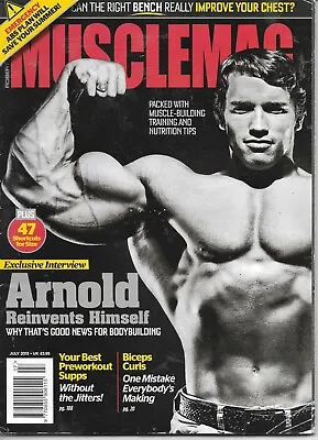 £24.99 • Buy MUSCLEMAG Bodybuilding Magazine July 2013 Arnold Schwarzenegger