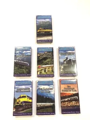 Great American Rail Journeys VHS Tapes Lot Unreachable Scenic Areas Adirondack • $22.88