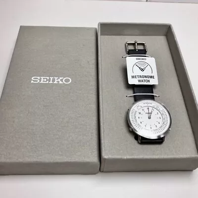 SEIKO Metronome Watch Standard Line Color Monotone SMW006A -New From JP -Fast !! • $199.99