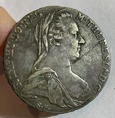 1780 Empress Maria Theresa. Silver Thaler Coin (Struck 1815-1828). Paris Mint! • $129.99