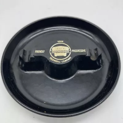 Vintage Independent Telephone Company Ashtray Bullseye Vernon Co • $12.60