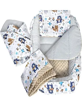 Medi Partners 5pcs Set With Baby Nest 100x60x15cm With Removable Insert New • £26.99