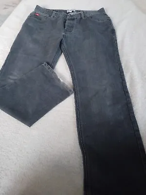 £3.50 • Buy Authentic LEE COOPER Button Fly Jeans Grey Simple 34W 30L Vintage Autumn Winter