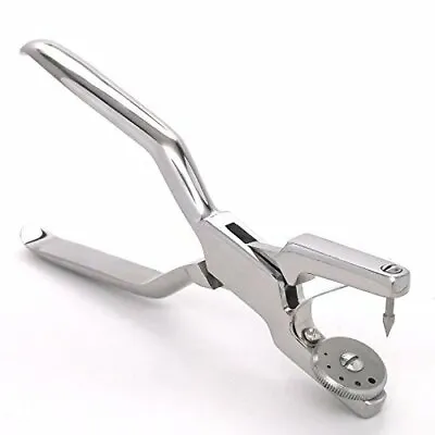 Heavy Duty Leather Hole Punch Hand Pliers Belt Holes 6 Sized Punches Tool New • $13.99