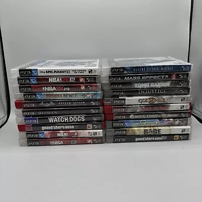 Lot Of 20 PS3 Games God Of War Mass Effect Batman GTA • $89.99