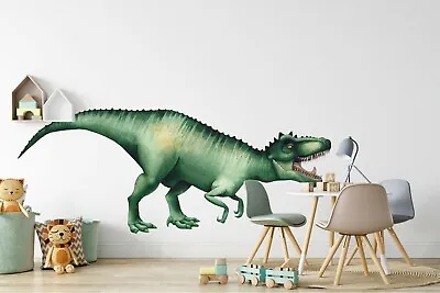 Watercolor T-Rex #2 Dinosaur Wall Decal Removable Fabric Vinyl Wall Sticker • $23.99