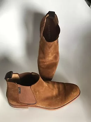 Russell & Bromley Burlington Chelsea Men's UK10 EU44 Boot Ginger Suede RRP £195 • £54