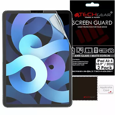 2x TECHGEAR MATTE ANTI GLARE Screen Protector For IPad Air 10.9  4th / 5th Gen. • £3.95