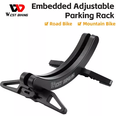 WEST BIKING Embedded Adjustable Road MTB Bike Bicycle Stand Parking Rack Holder • $35.97