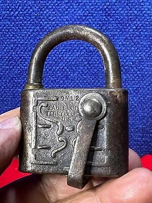 ‼️l 👀k‼️  Vintage Lock Padlock  Aa-65 **no Key** • $3.99