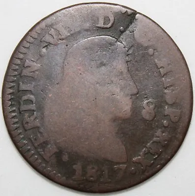 $8.71 • Buy 1817 | Spain 8 Maravedis | Copper | Coins | KM Coins