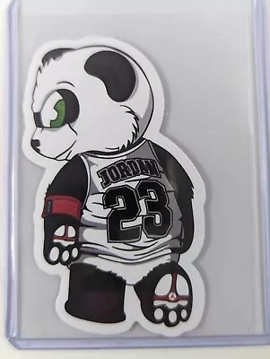 Panda Bear Air Michael Jordan 🐐 Chicago Bulls Sticker Decal Skateboard Laptop • $0.99